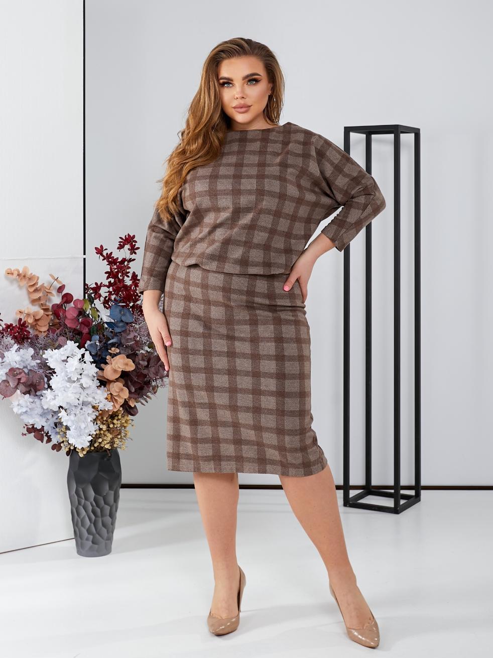 Тёплое патье в клетку