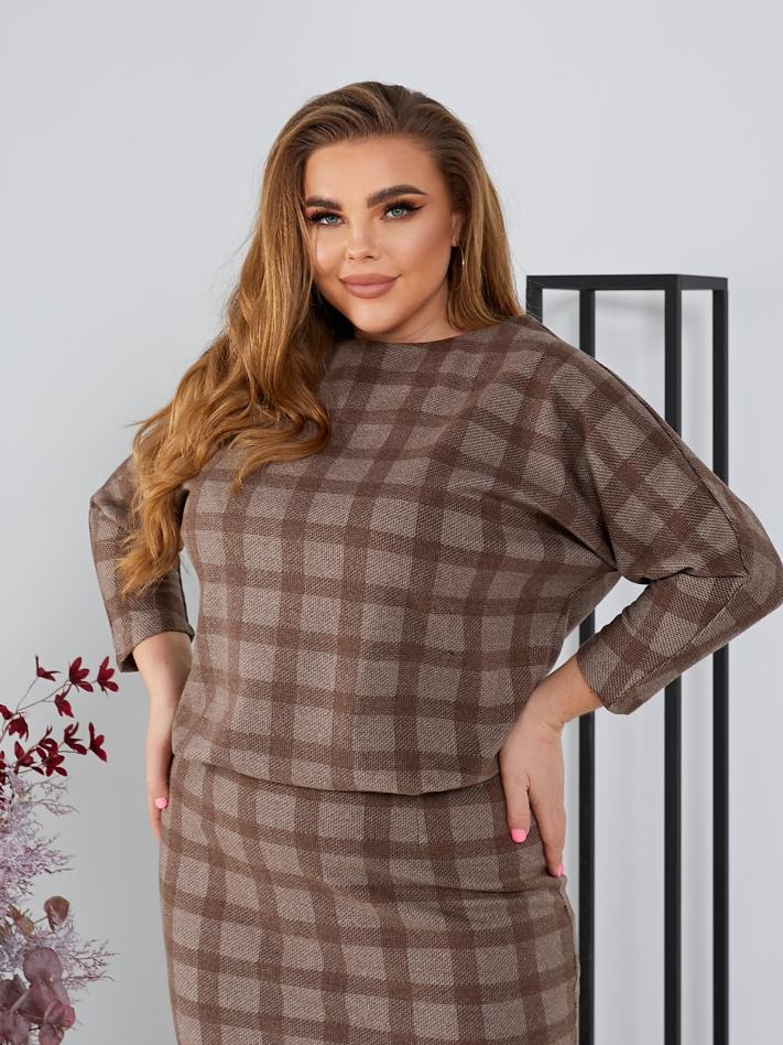 Тёплое патье в клетку