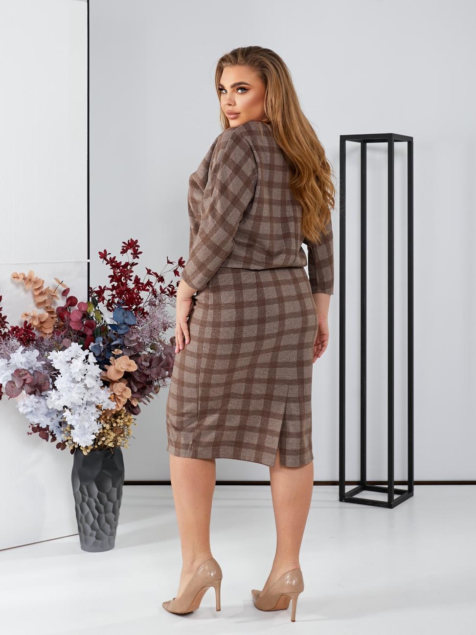 Тёплое патье в клетку