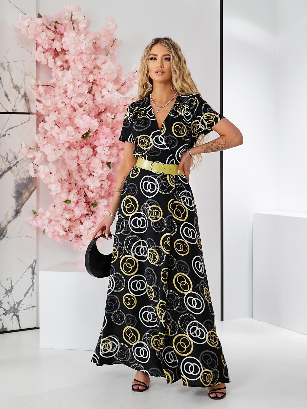 Женское летнее платье на запах