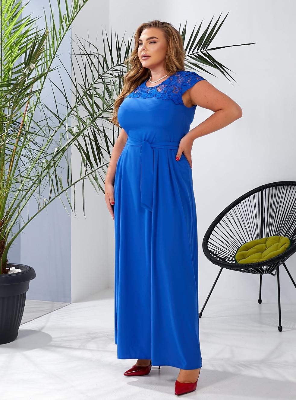 Нарядное летнее платье в пол