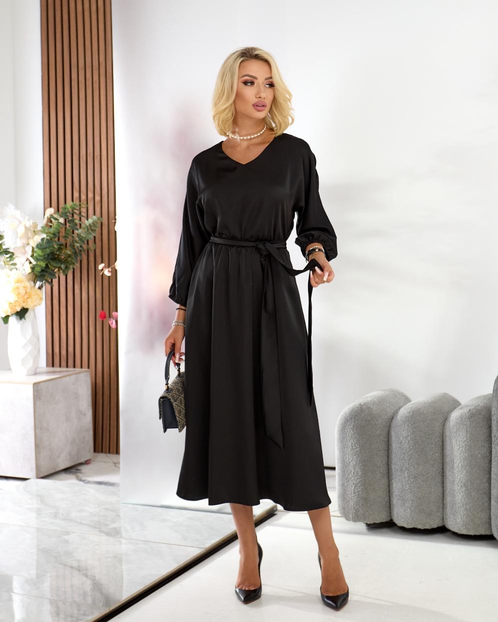 Женское платье нарядное из шелка