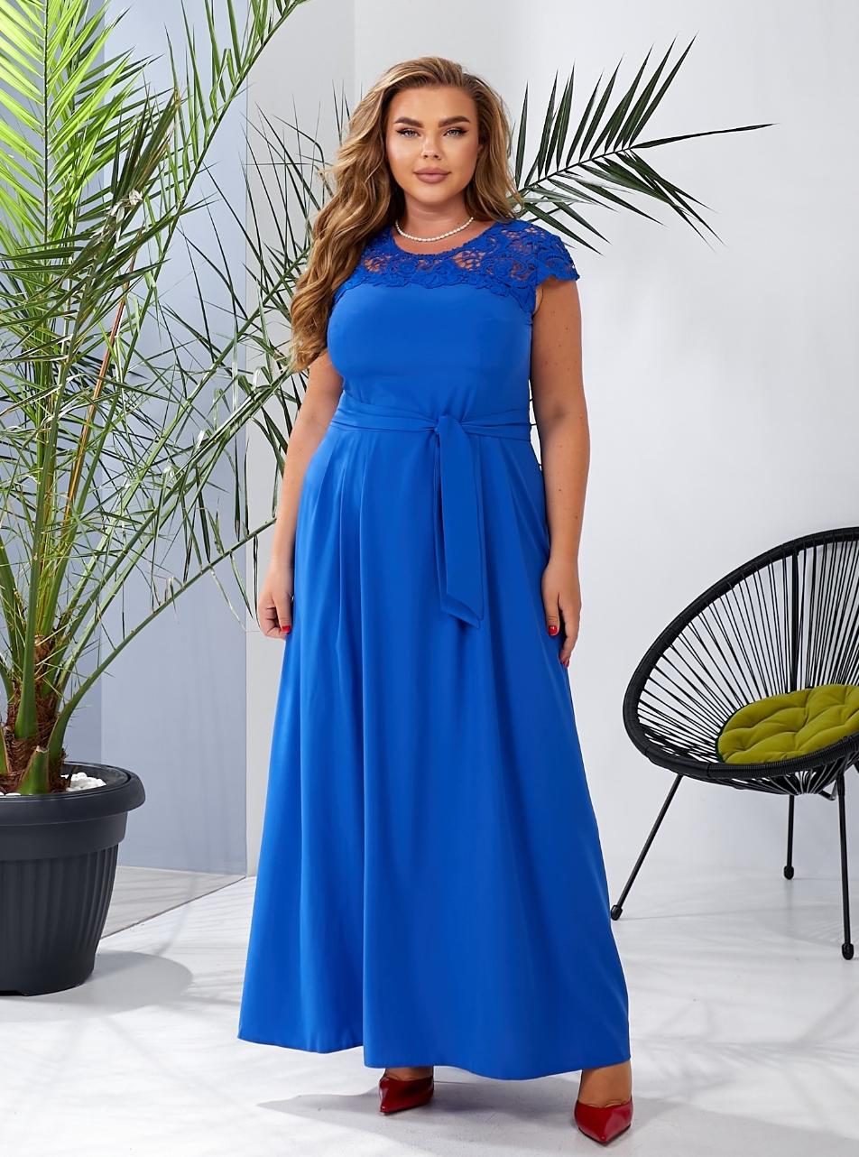 Нарядное летнее платье в пол