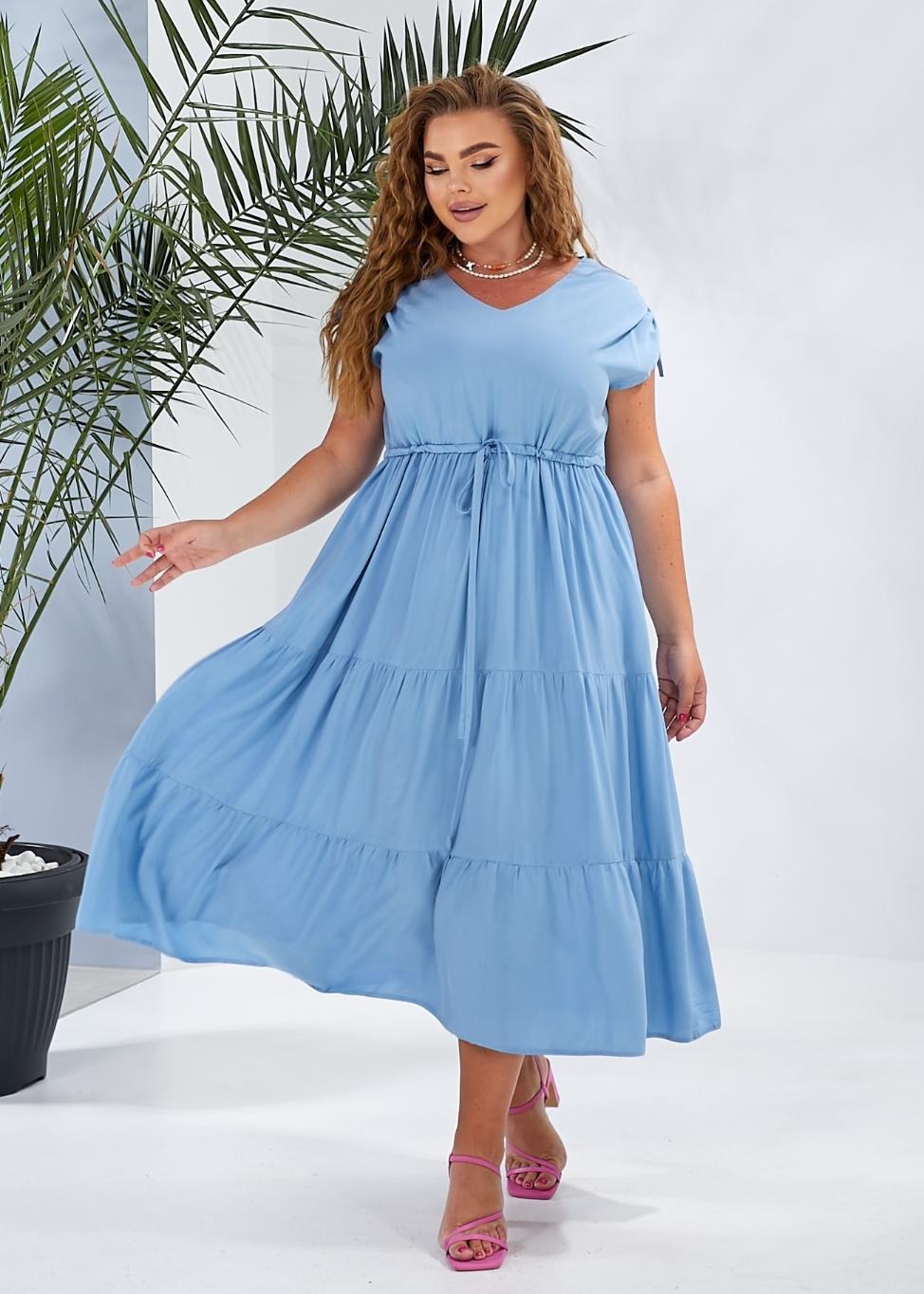 Летние большие платья