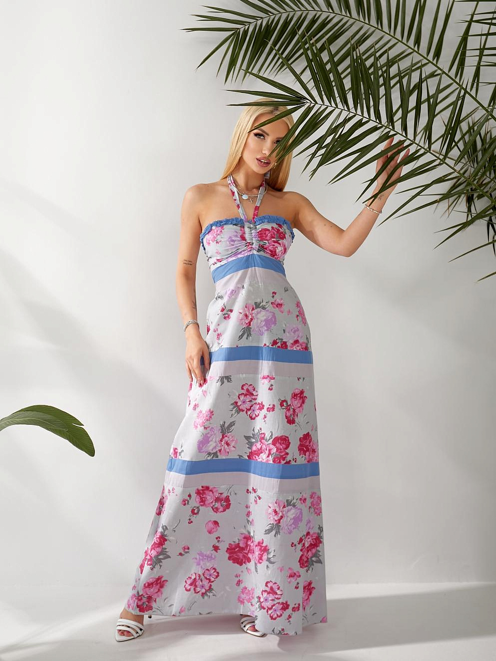 Женский длинный сарафан