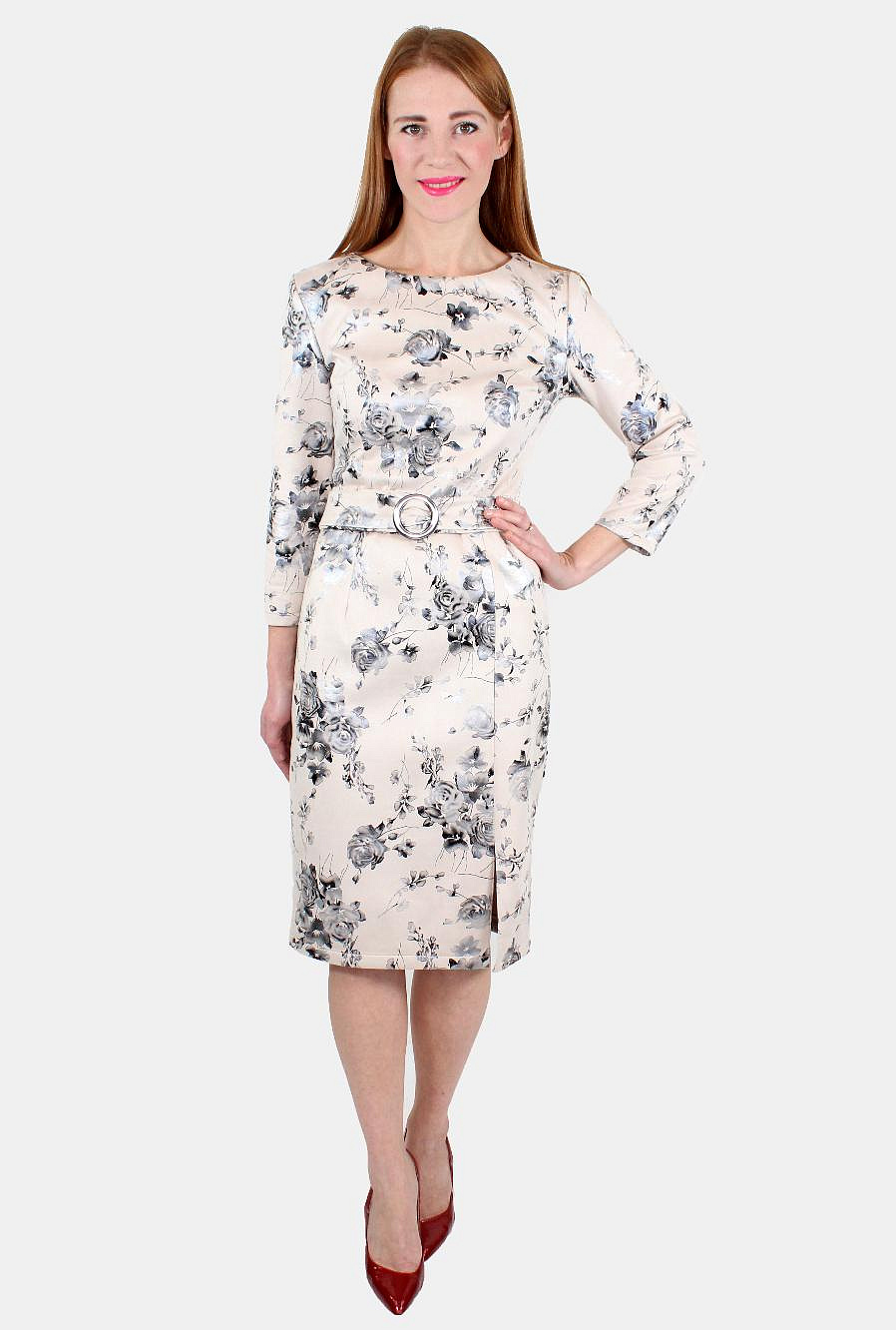 Платье футляр с разрезом по ноге