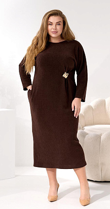 Женское платье свободное трикотажное