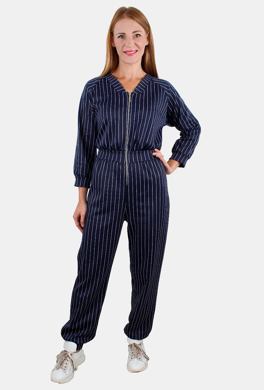 Женский стильный брючный комбинезон