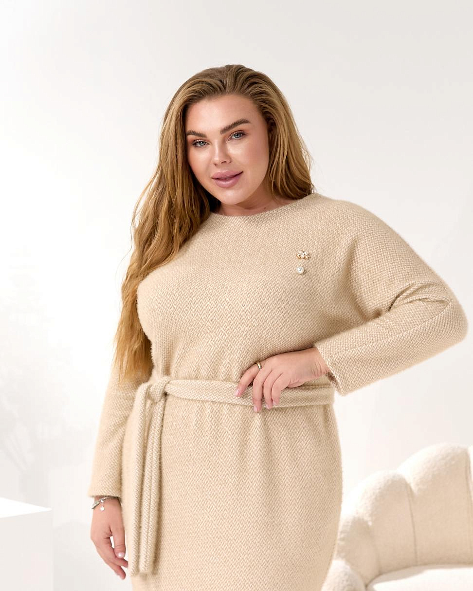 Женское платье теплое ангорка