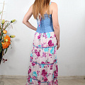 Сарафан летний длинный на шнуровке