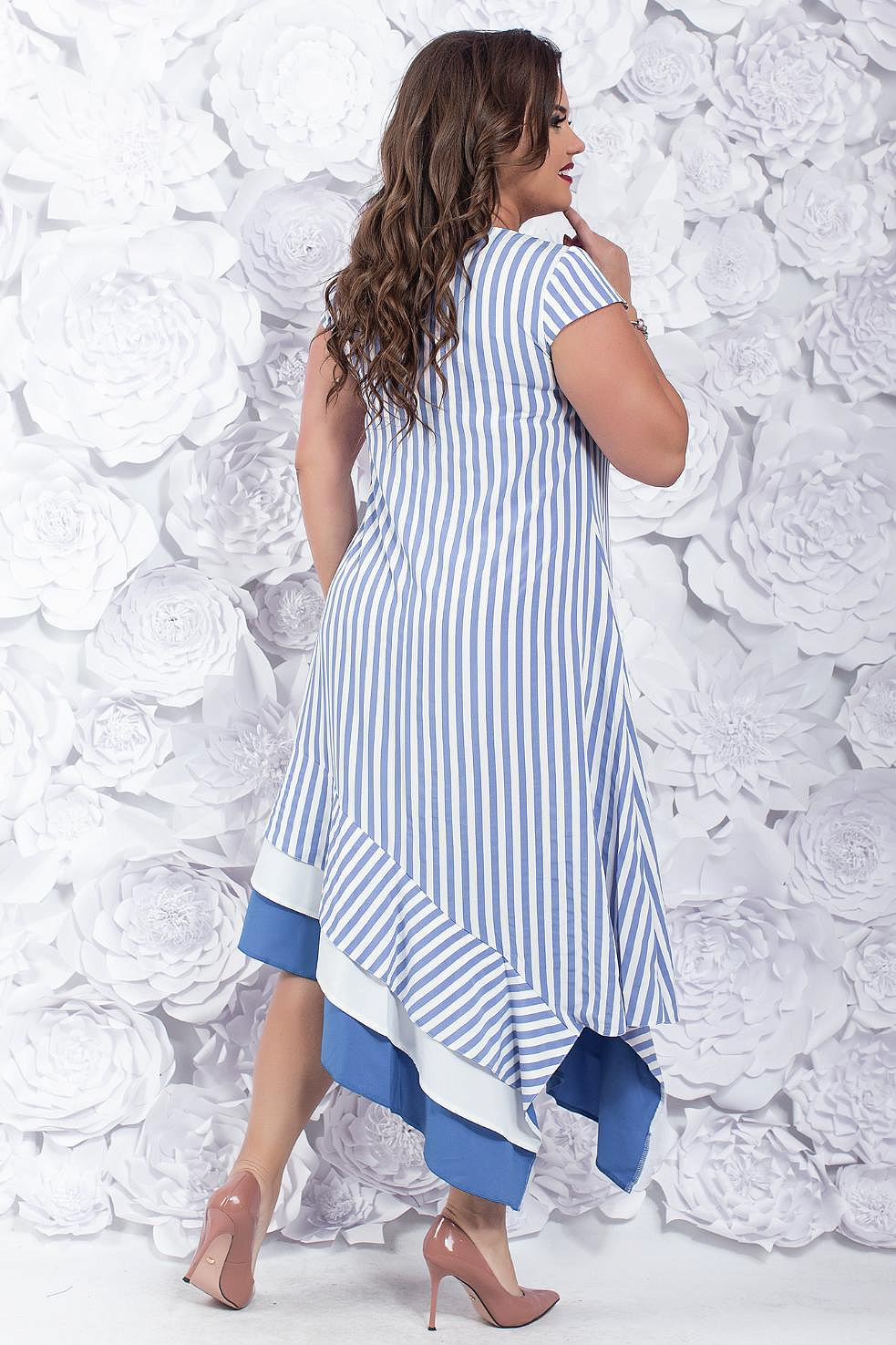 Модное асимметричное платье