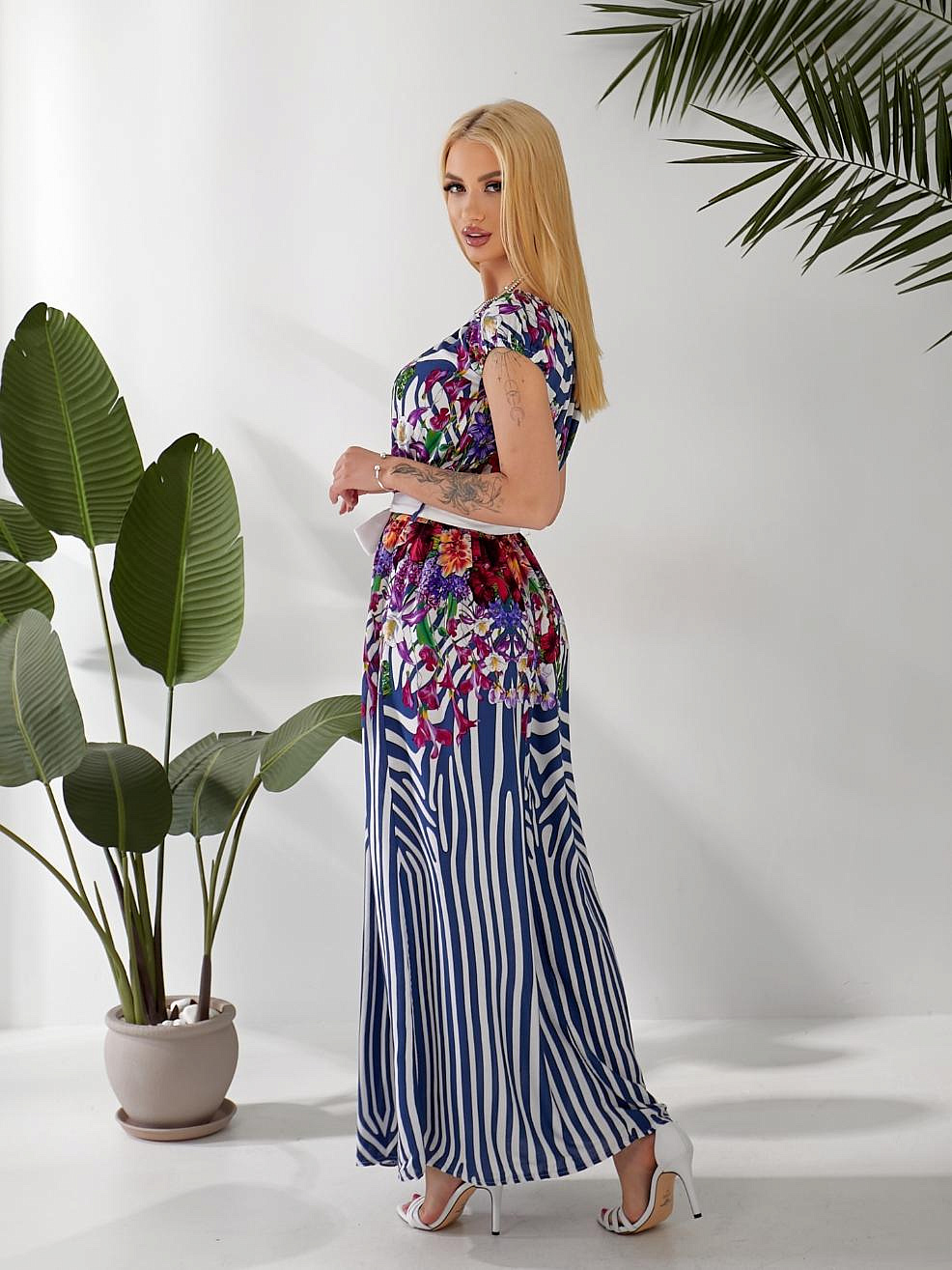 Женское платье из штапеля