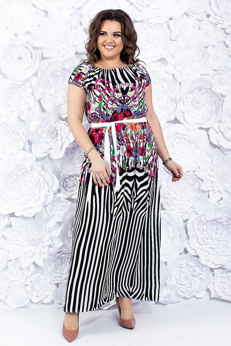 Женское платье из штапеля