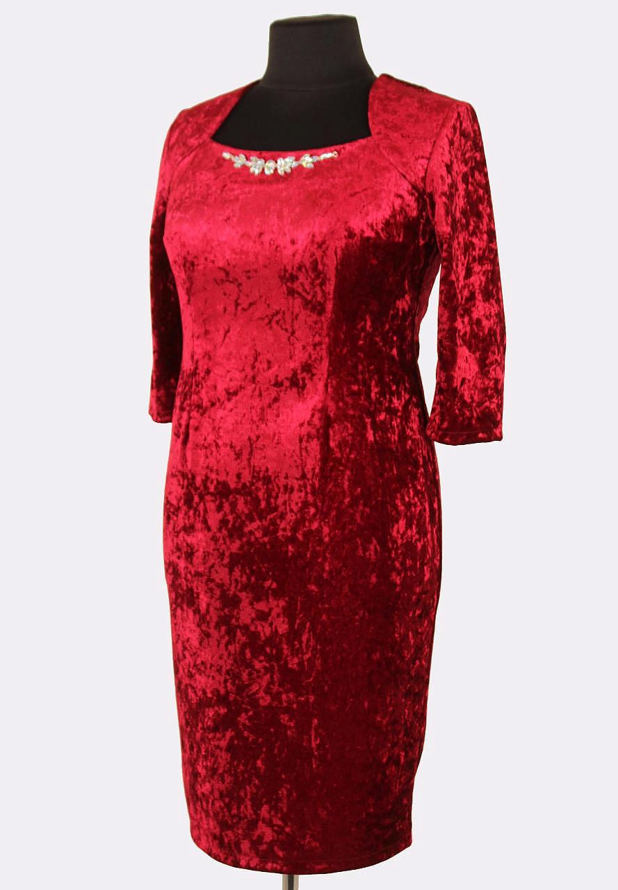 Нарядное платье из бархата