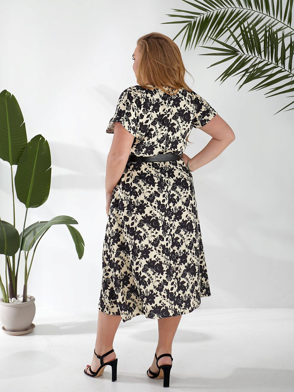 Женское шелковое платье