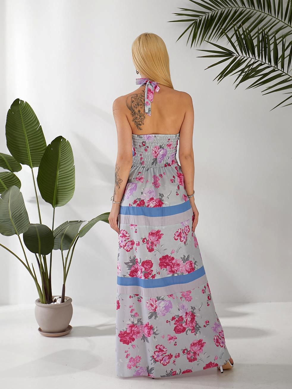 Женский длинный сарафан