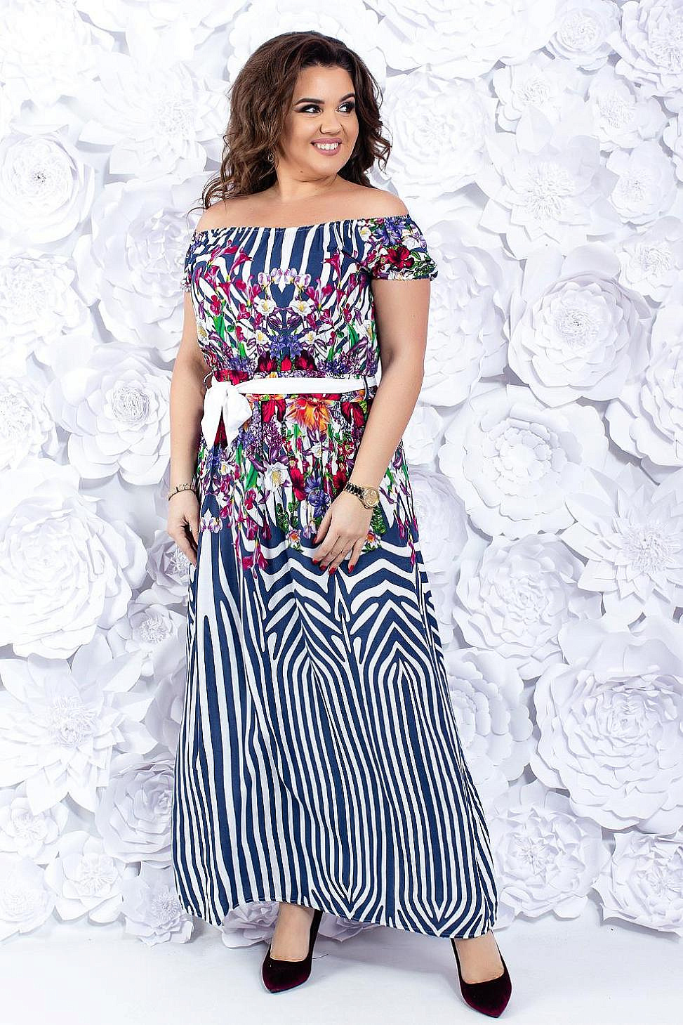 Женское платье из штапеля