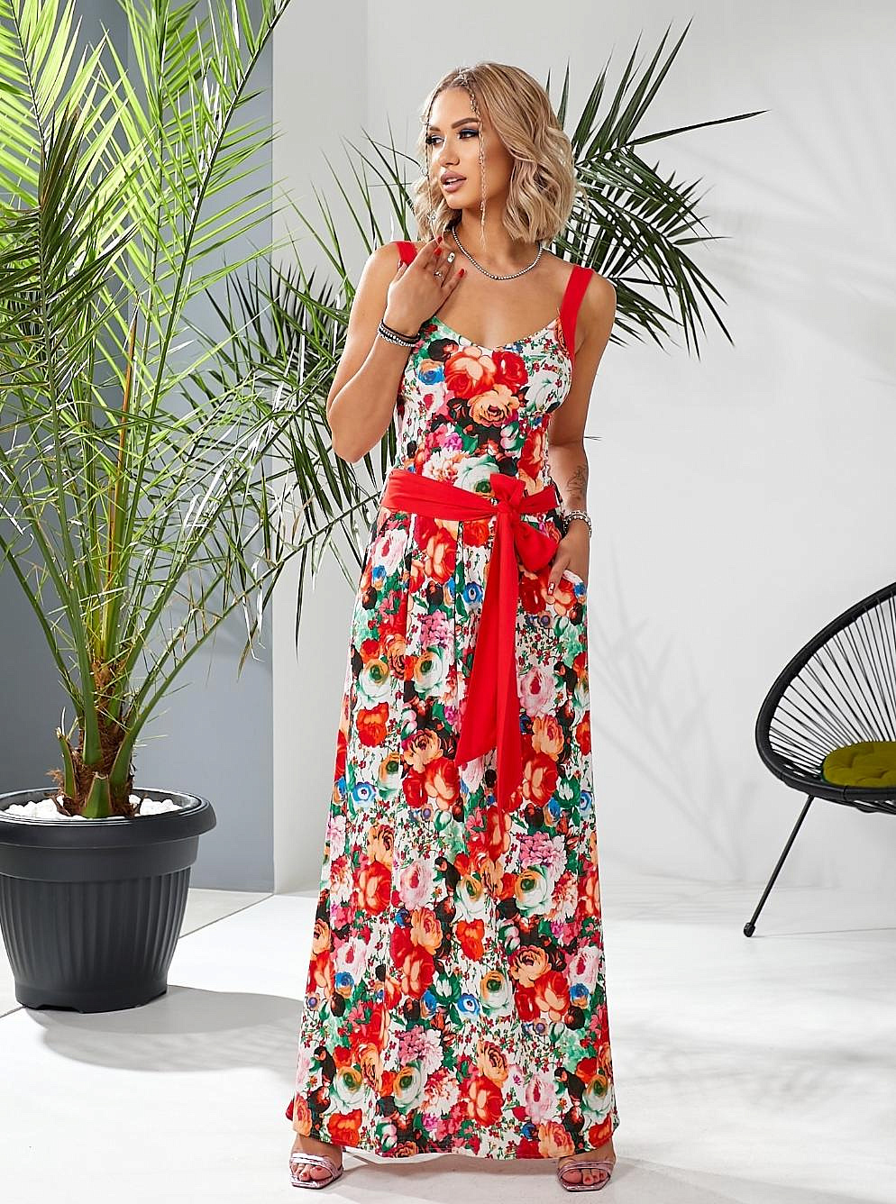 Льняной сарафан