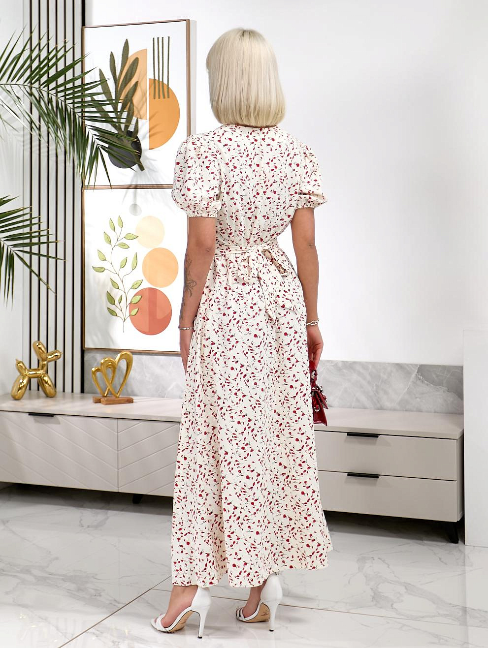 Женское платье с кокеткой