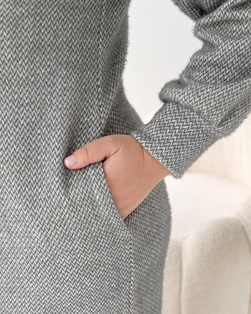 Женское платье теплое ангора