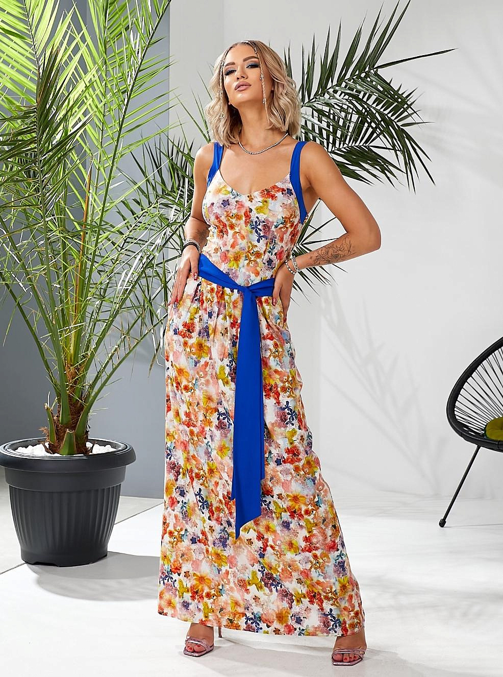 Льняной сарафан