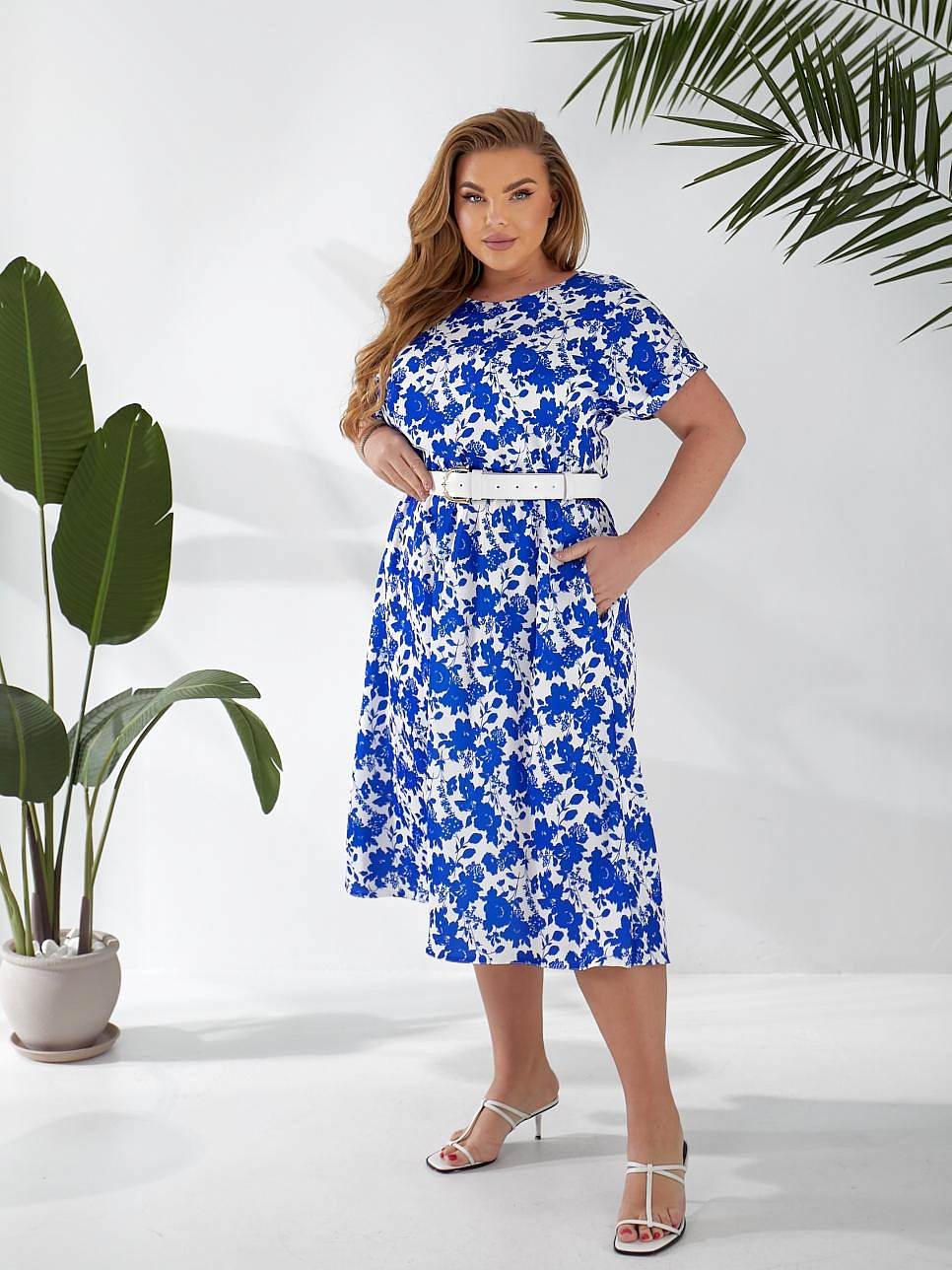 Женское шелковое платье