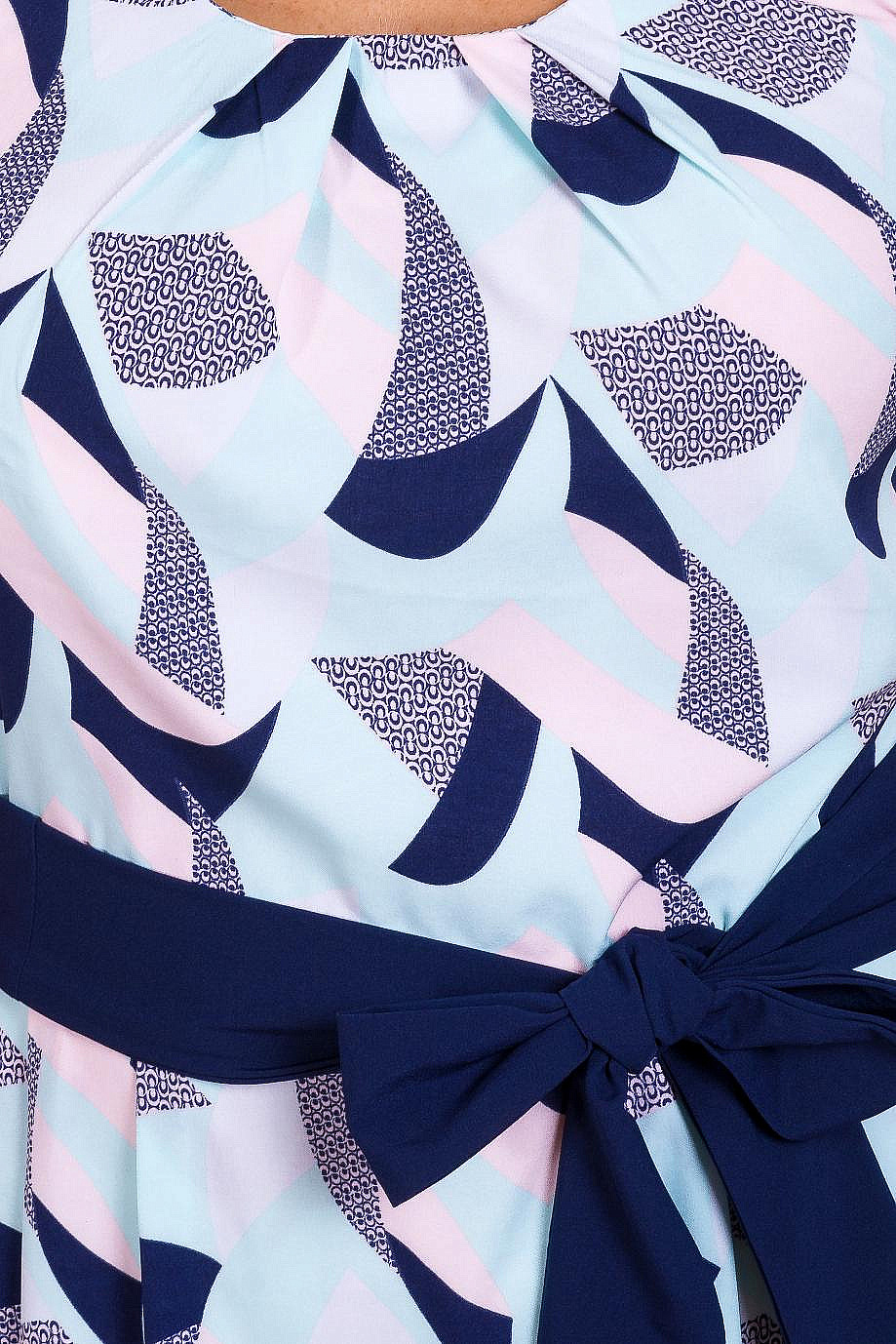 Женское платье с поясом и карманами