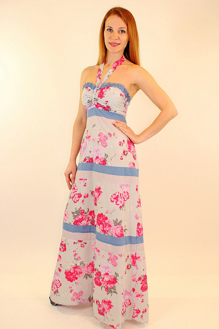 Женский длинный сарафан