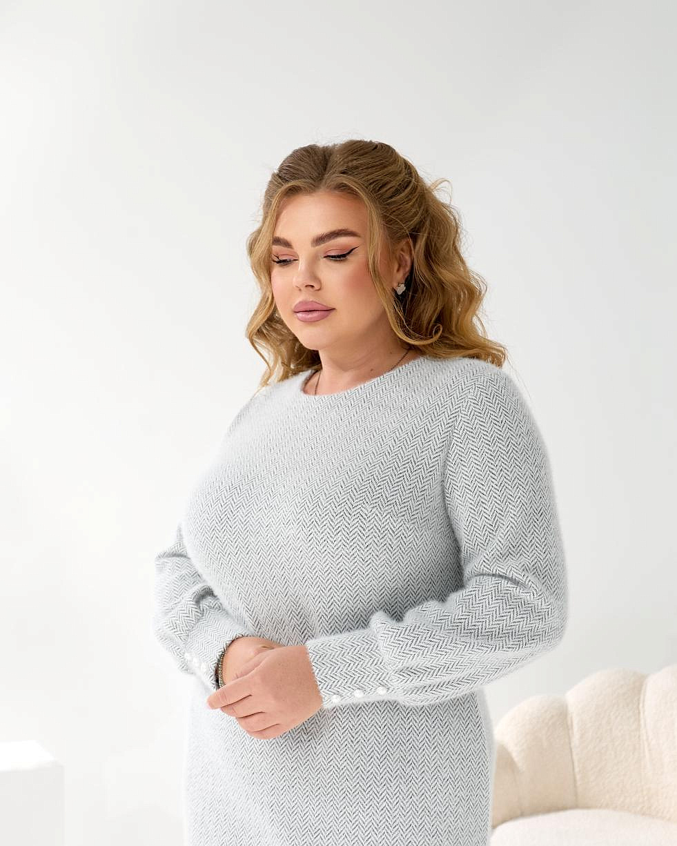 Женское теплое платье из ангоры