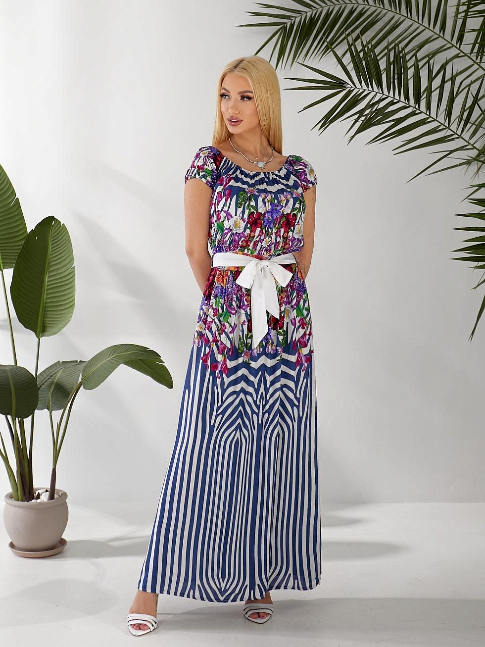 Женское платье из штапеля