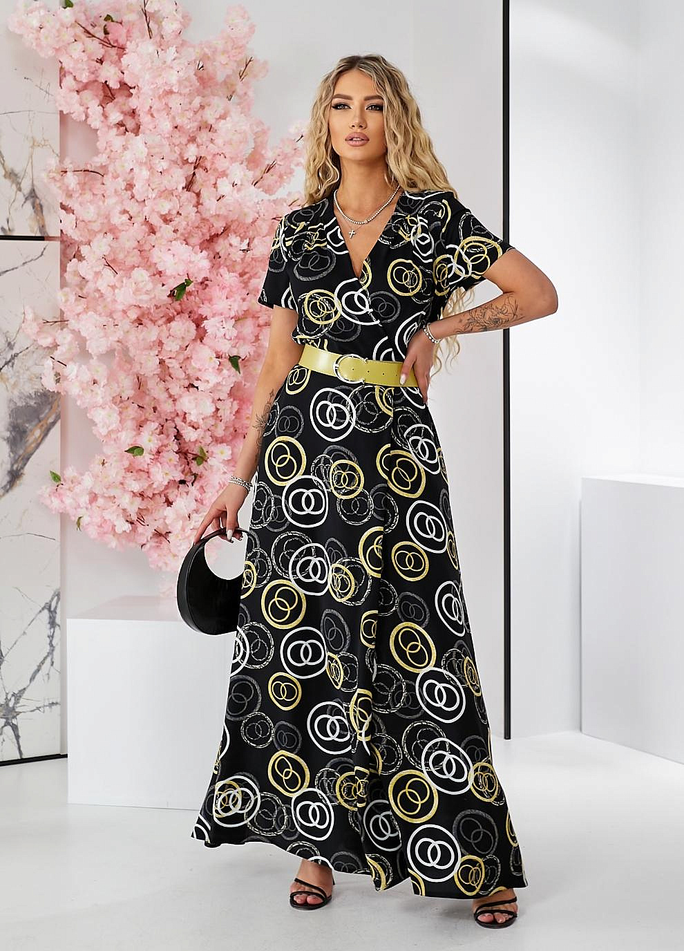 Женское летнее платье на запах