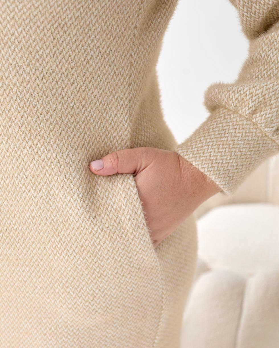 Женское платье теплое ангора