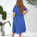 Женское платье клеш однотонное