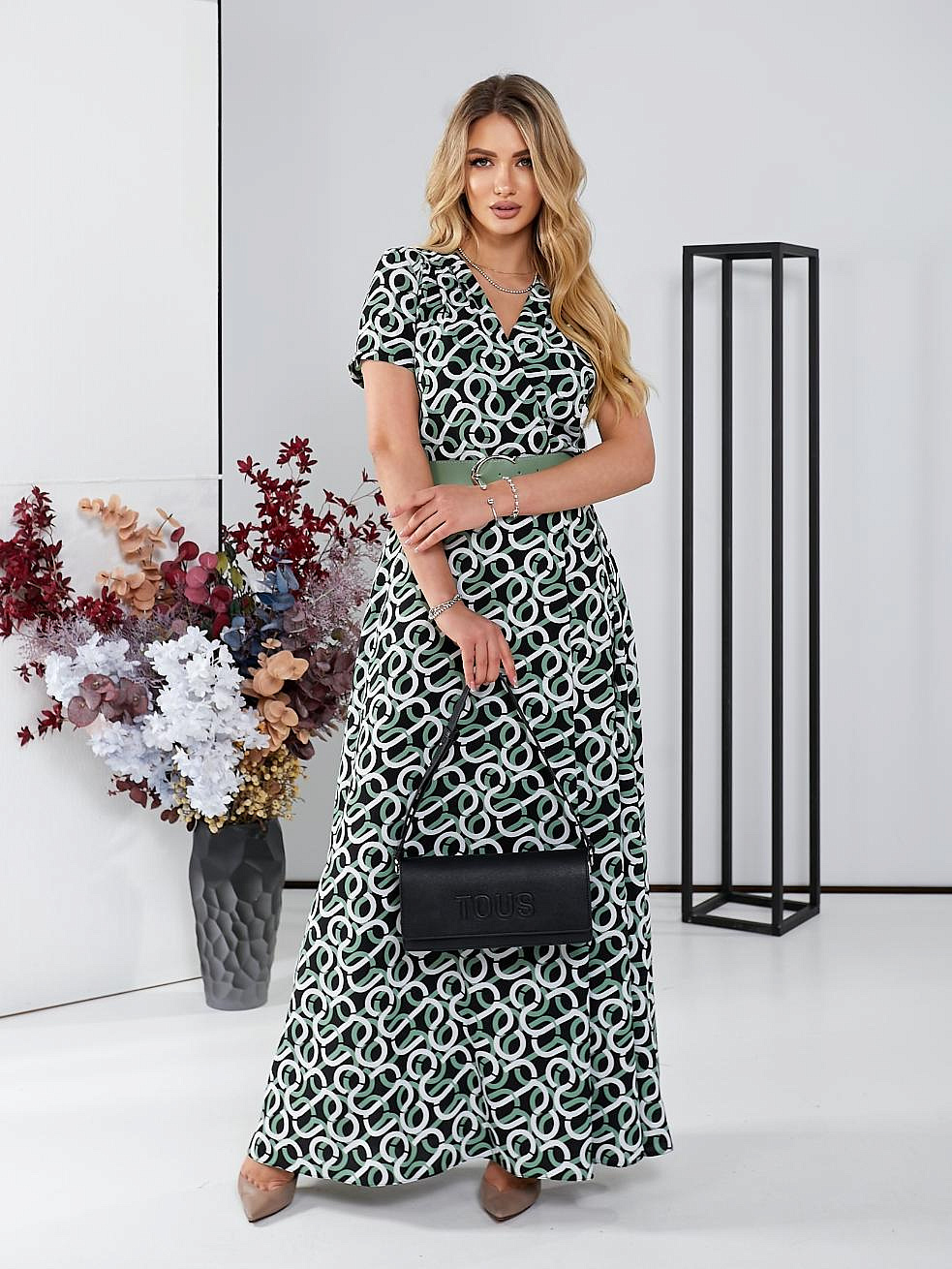 Женское летнее платье на запах