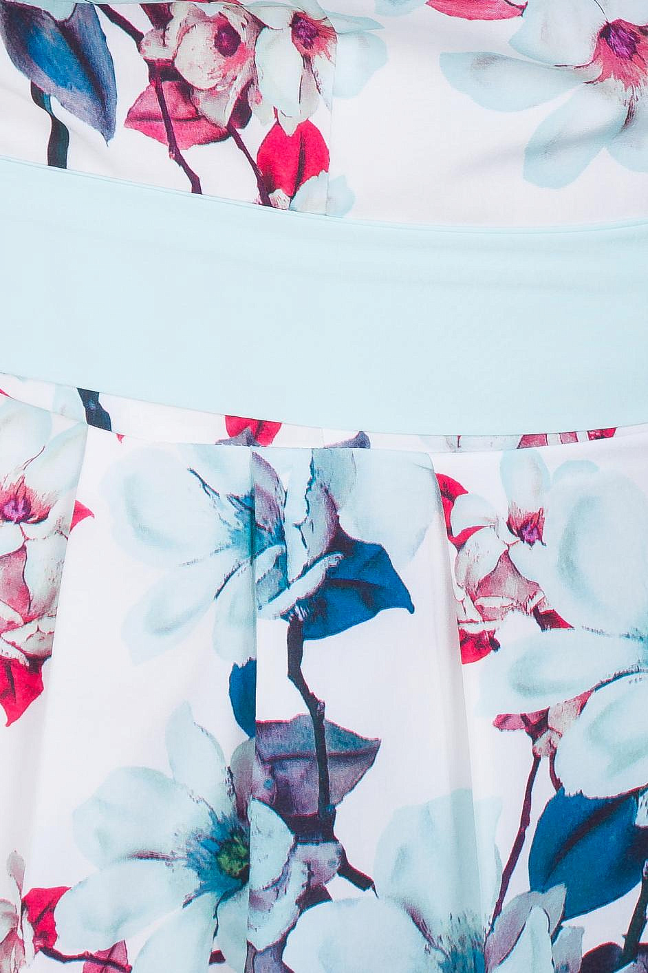 Платье миди с поясом