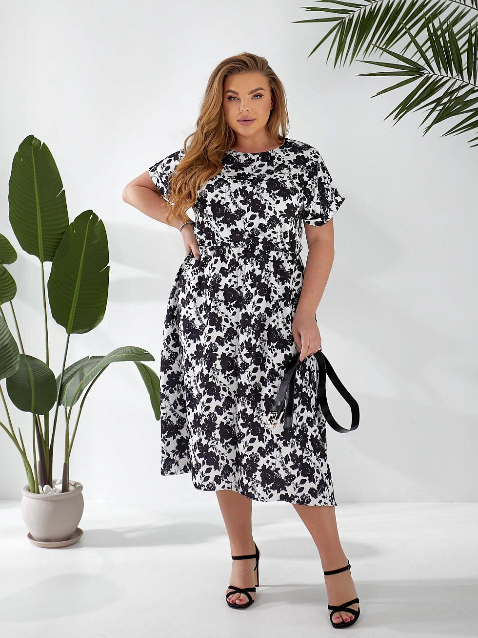 Женское шелковое платье