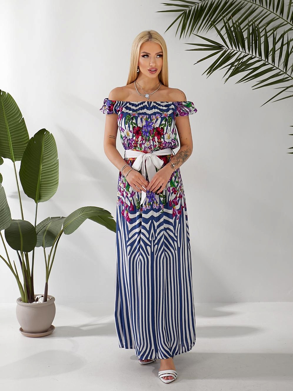 Женское платье из штапеля