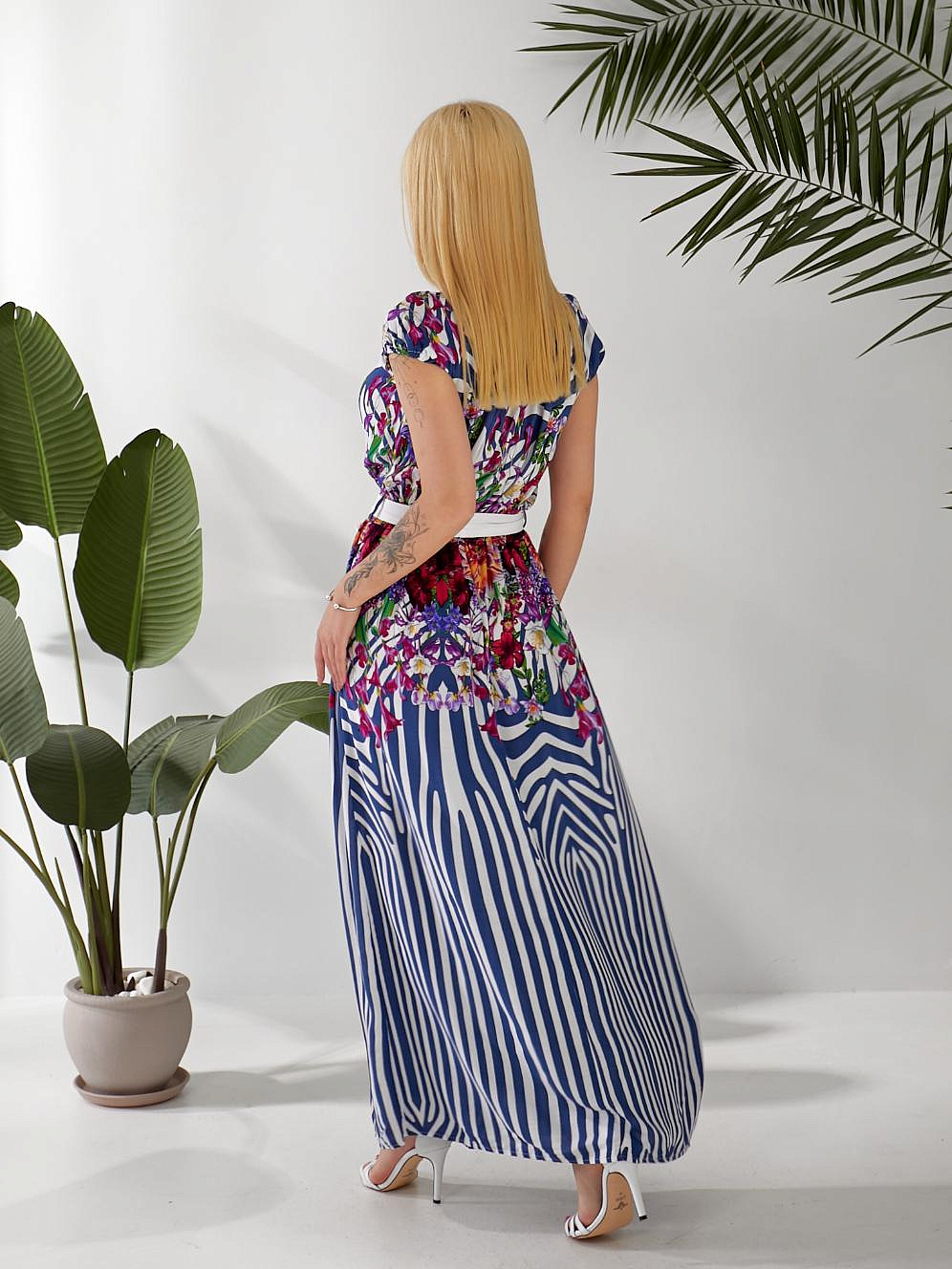 Женское платье из штапеля