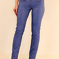 Узкие синие брюки под джинс 44-50 р