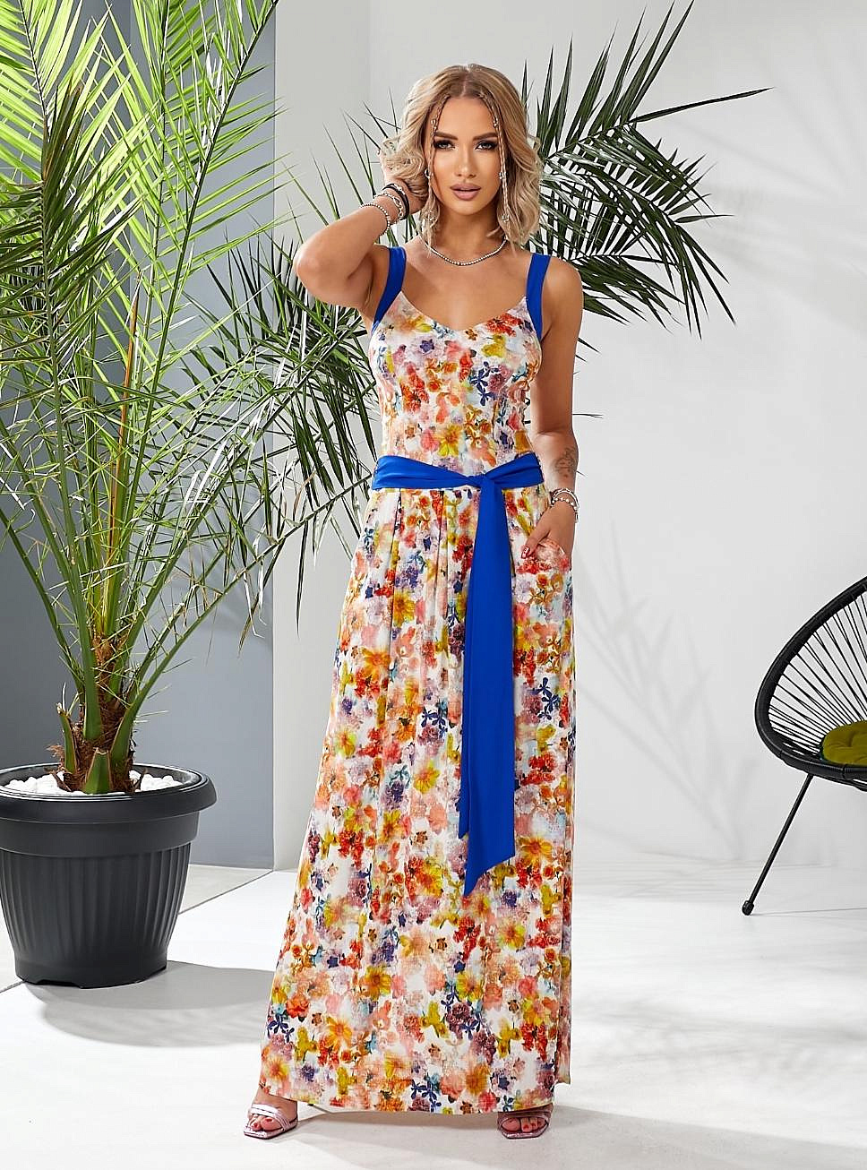 Льняной сарафан