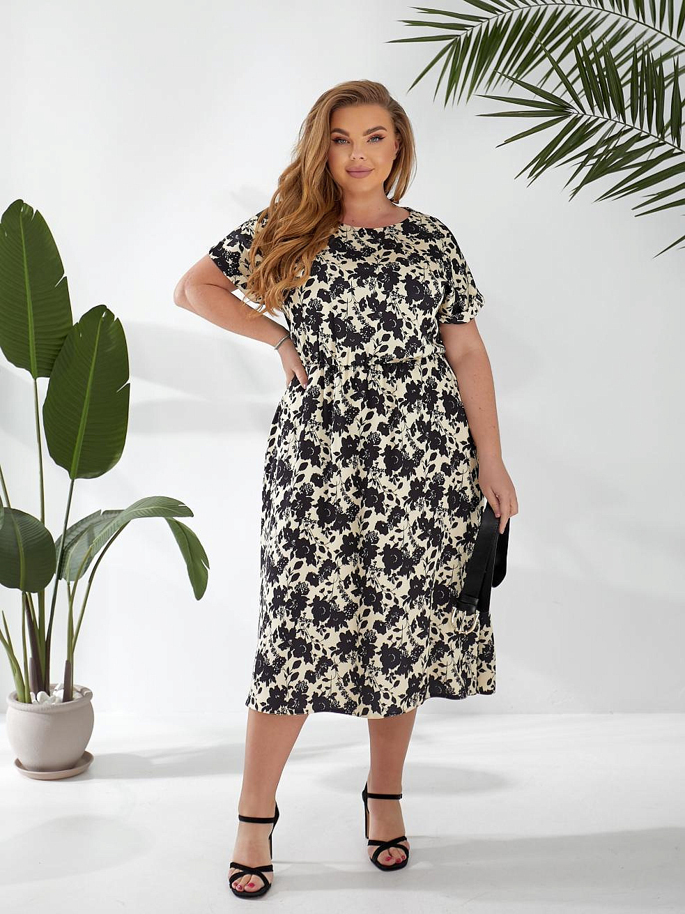 Женское шелковое платье