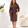 Женское платье футляр с пуговиами