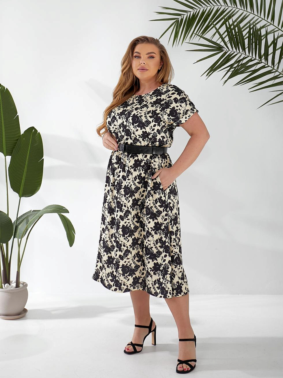 Женское шелковое платье