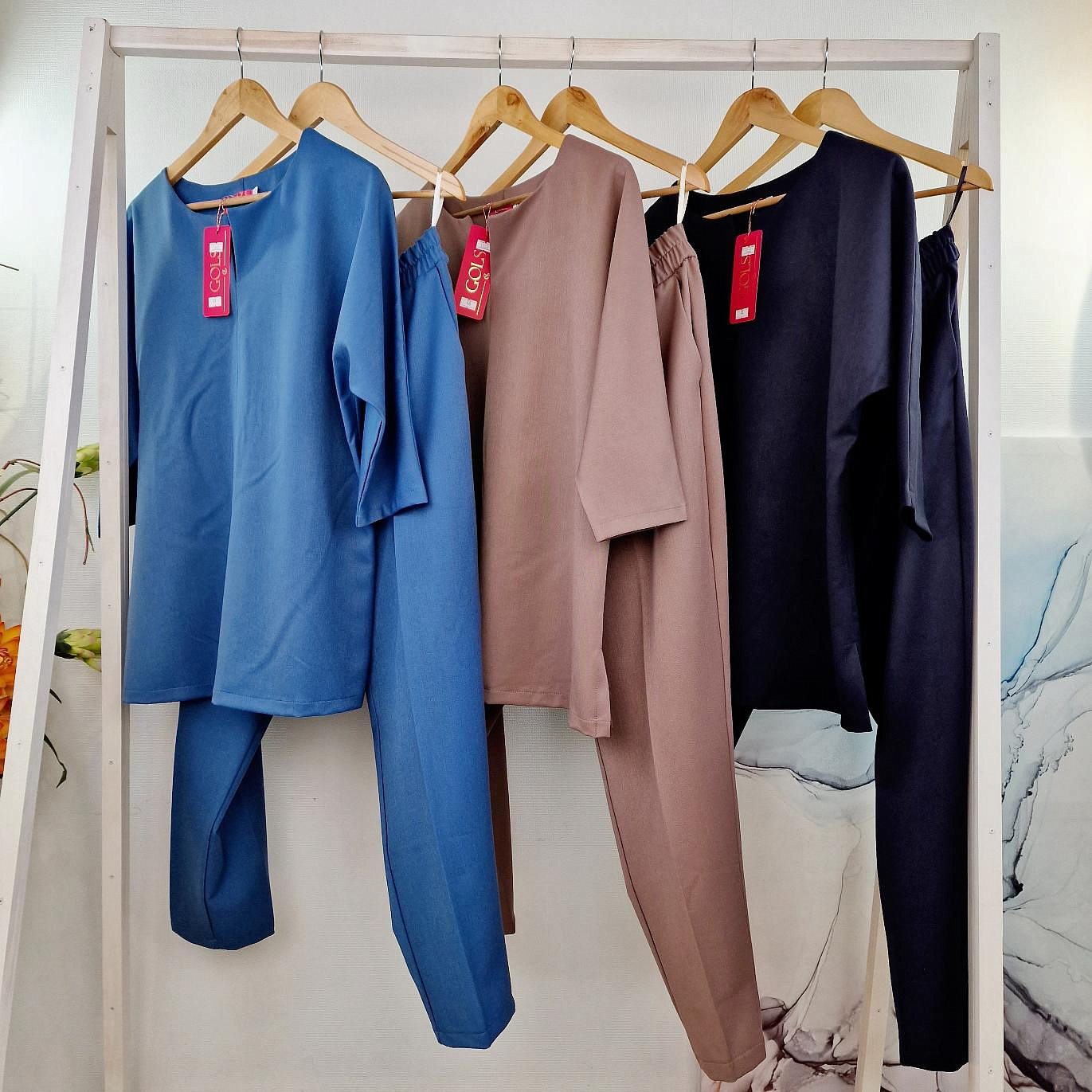 Брючный костюм больших размеров