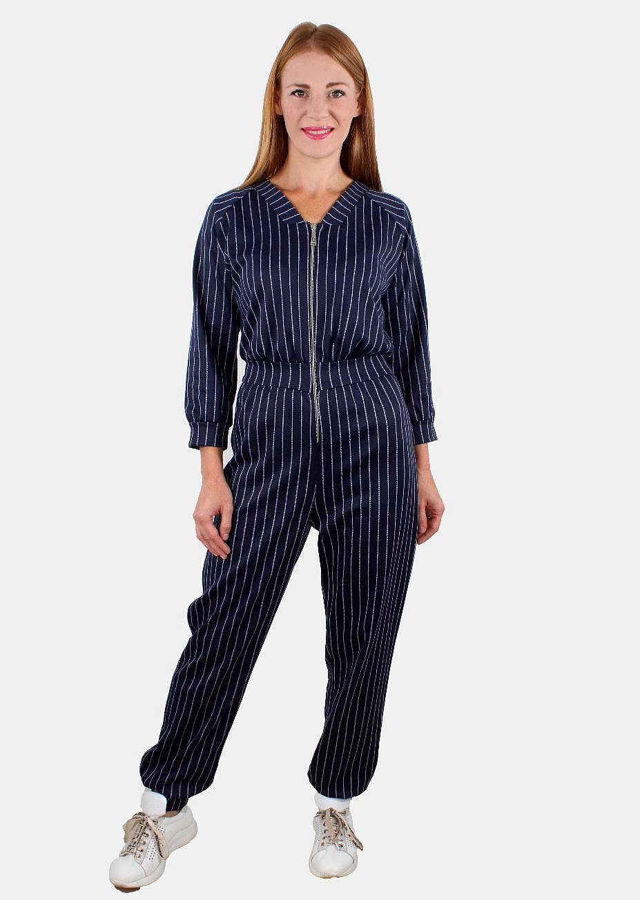 Женский стильный брючный комбинезон