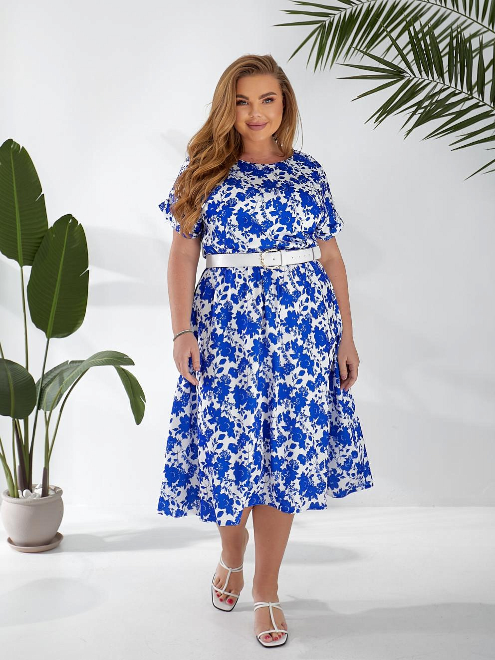 Женское шелковое платье