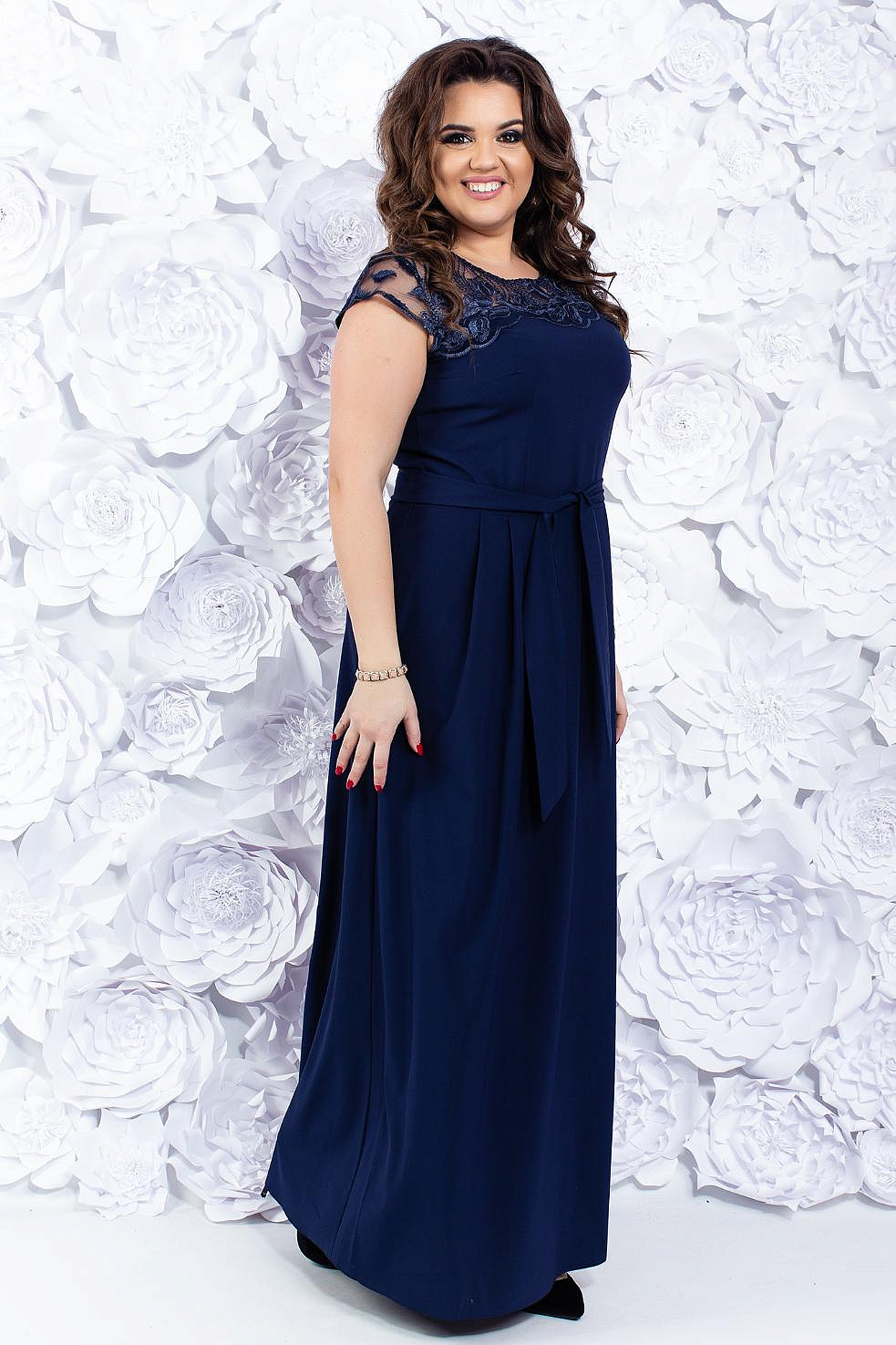 Нарядное летнее платье в пол