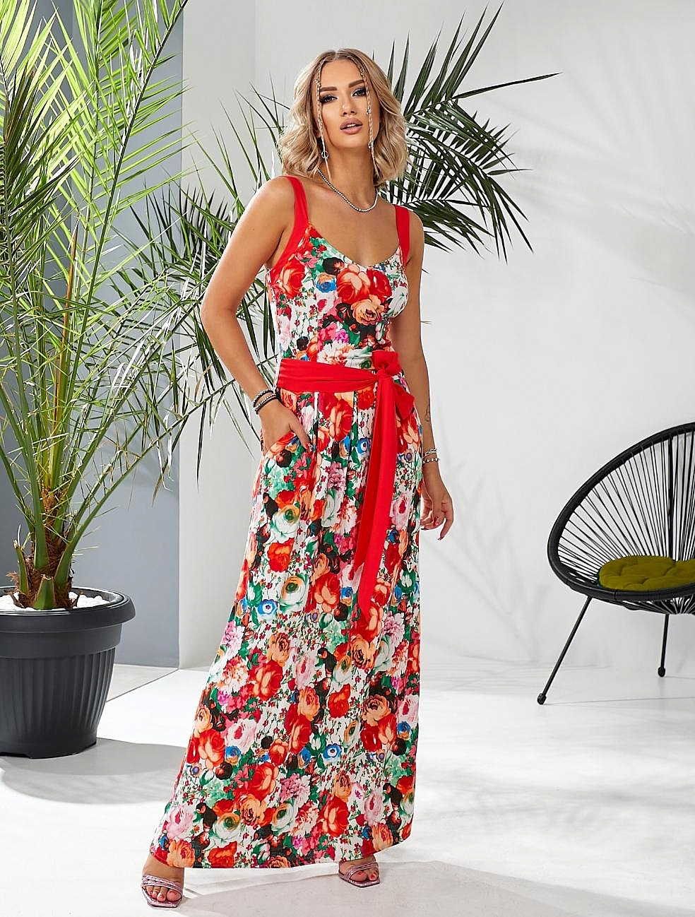 Льняной сарафан