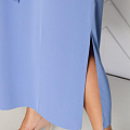 Женское платье из шелка с разрезами по бокам