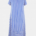 Летнее свободное платье в полоску